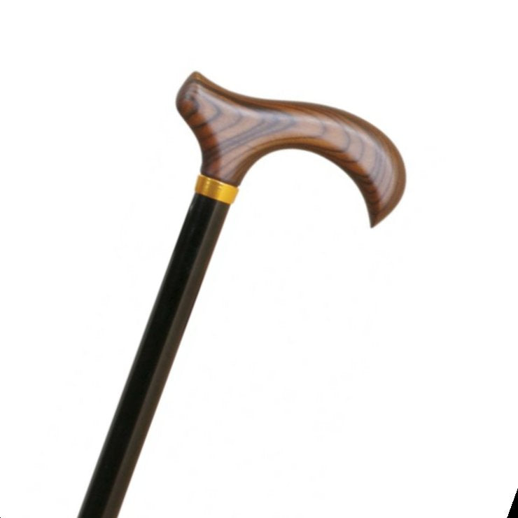 Schwarzer Gehstock, extra lang