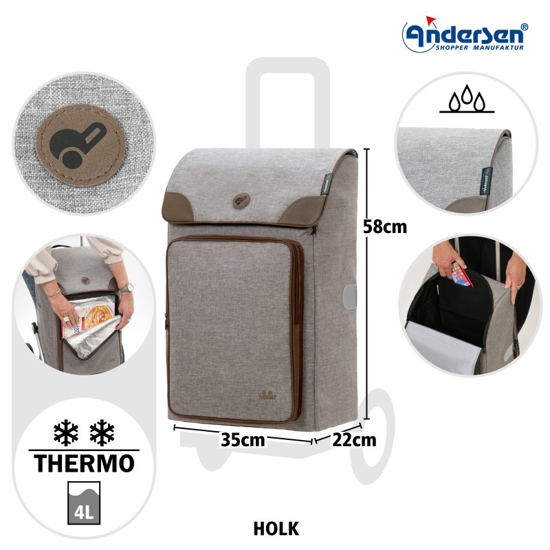 Andersen Royal Shopper Holk (Treppenräder)
