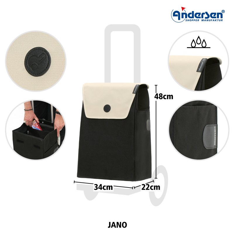 Andersen Scala Plus Einkaufstrolley, Jano