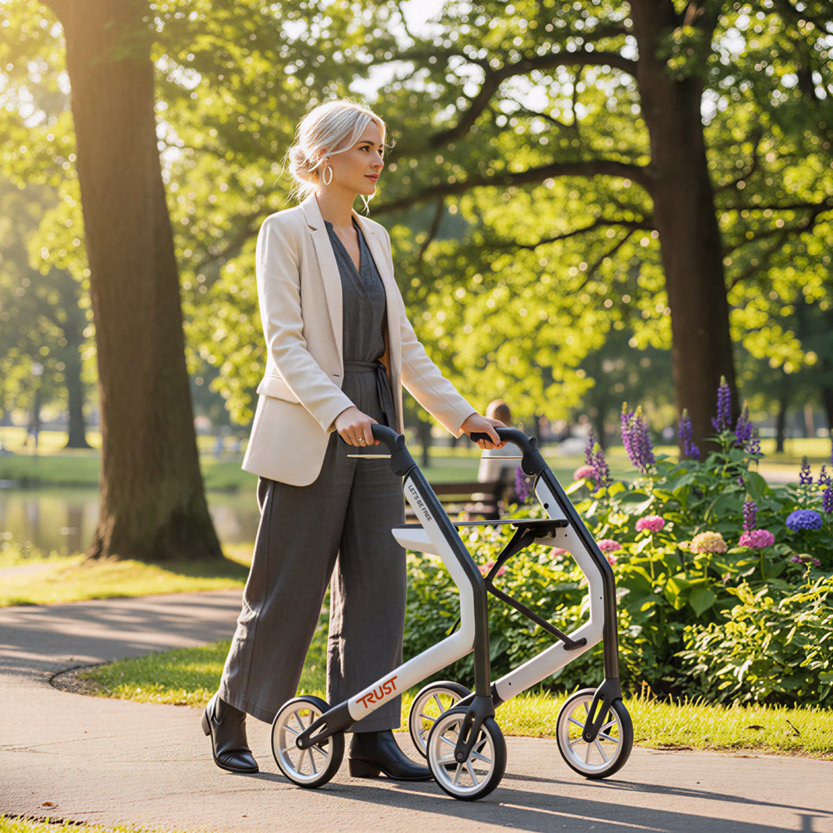 TrustCare Let's Be Free Outdoor Rollator