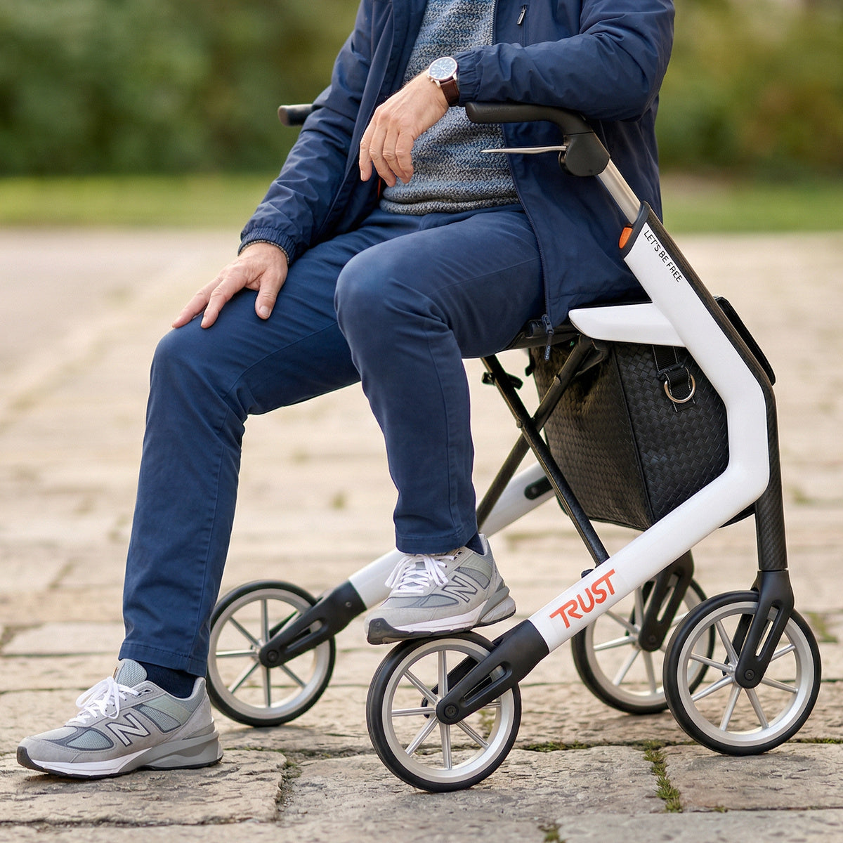TrustCare Let's Be Free Outdoor Rollator