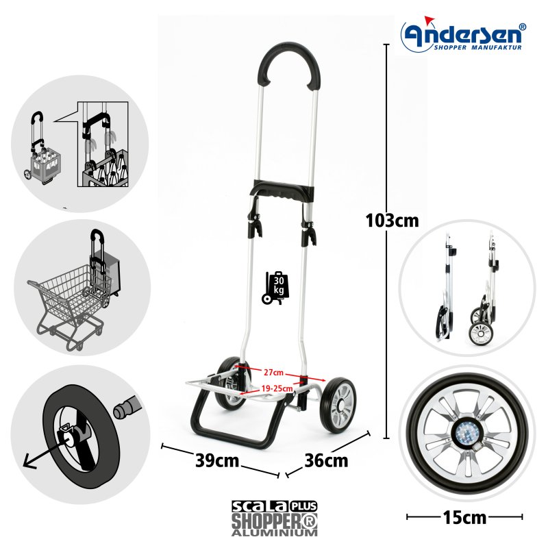 Andersen Scala Plus Einkaufstrolley, Jano