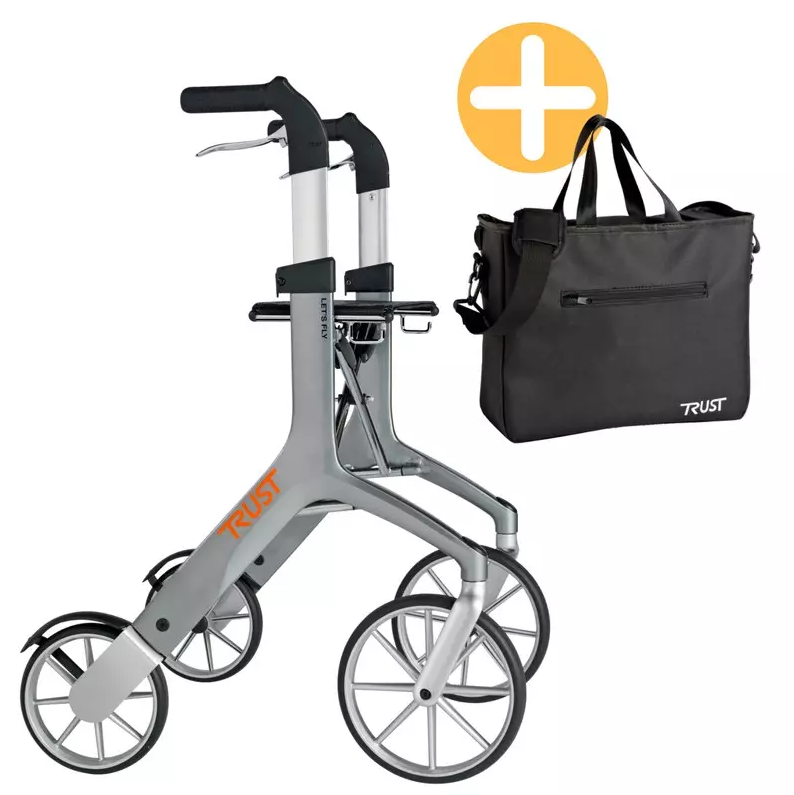 TrustCare Let's Fly Outdoor-Rollator inkl. Tasche