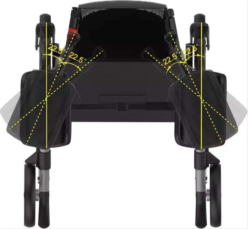 Outdoor-Rollator mit Unterarmstütze