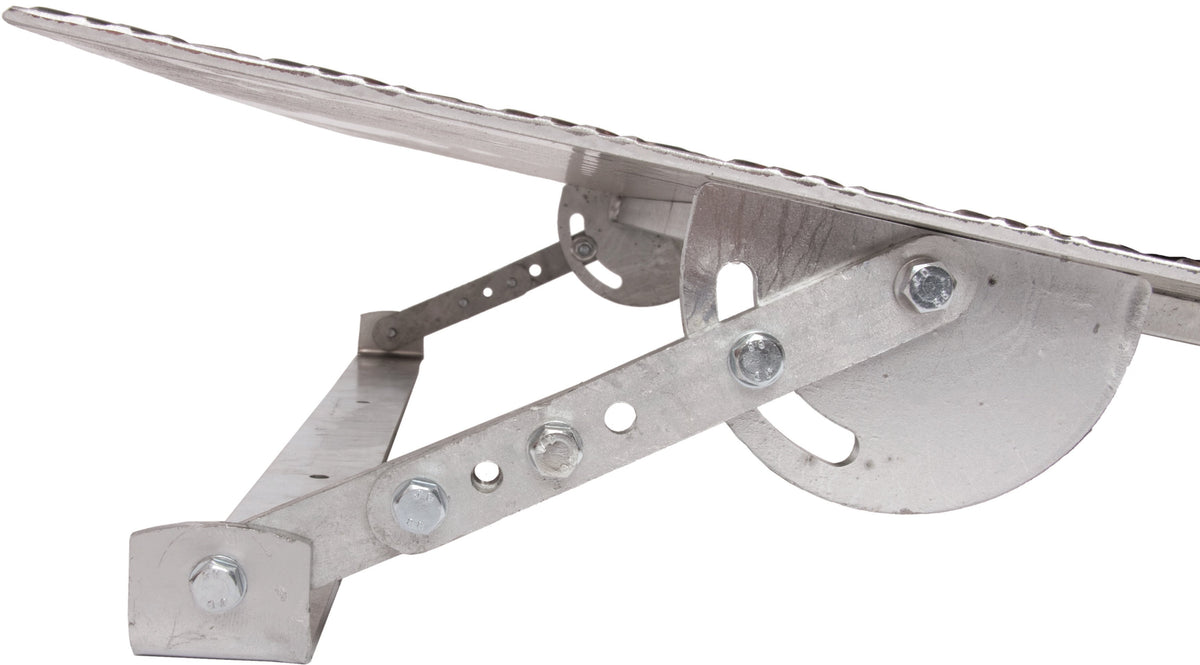 Terrassenrampe aus Aluminium, höhenverstellbar