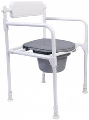 Faltbarer Toilettenstuhl mit Bettpfanne