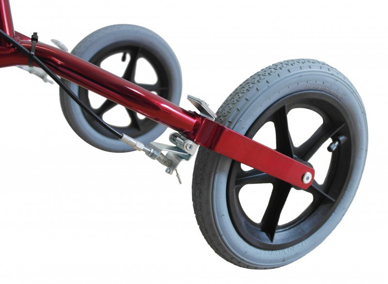 Carl-Oskar Outdoor-Rollator mit luftgefüllten Gummirädern