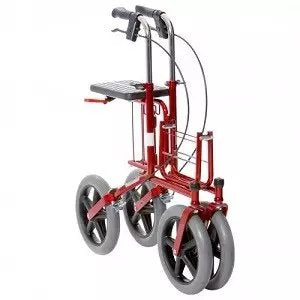 Carl-Oskar Outdoor-Rollator mit massiven Rädern