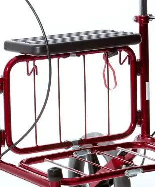 Carl-Oskar Outdoor-Rollator mit massiven Rädern