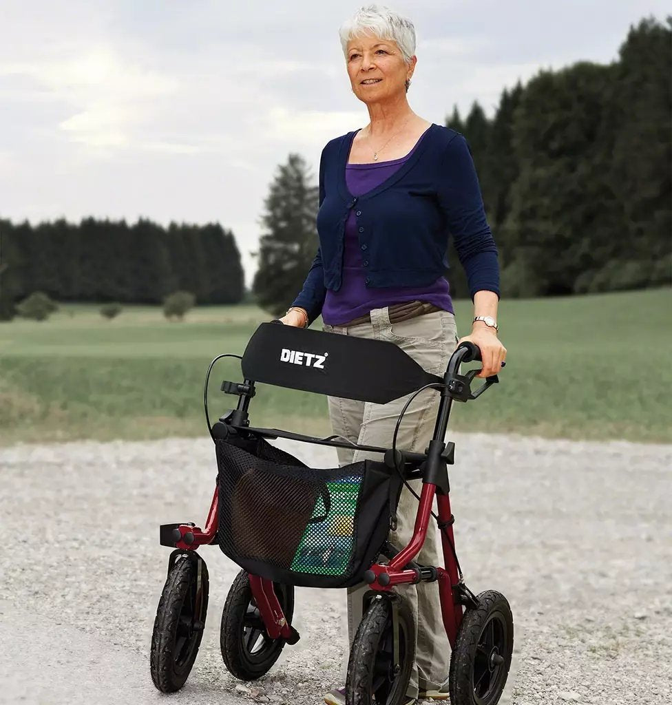Dietz Taima XC Rollator mit luftgefüllten Rädern