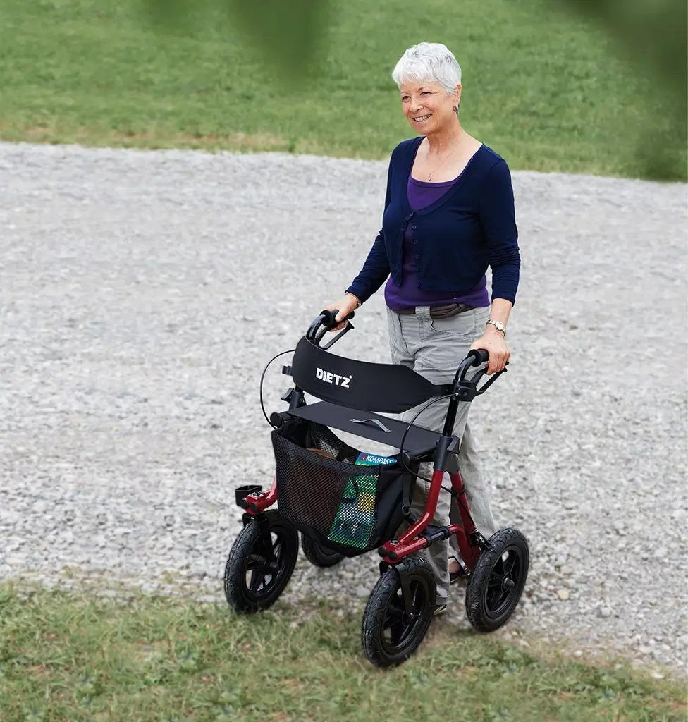 Dietz Taima XC Rollator mit luftgefüllten Rädern