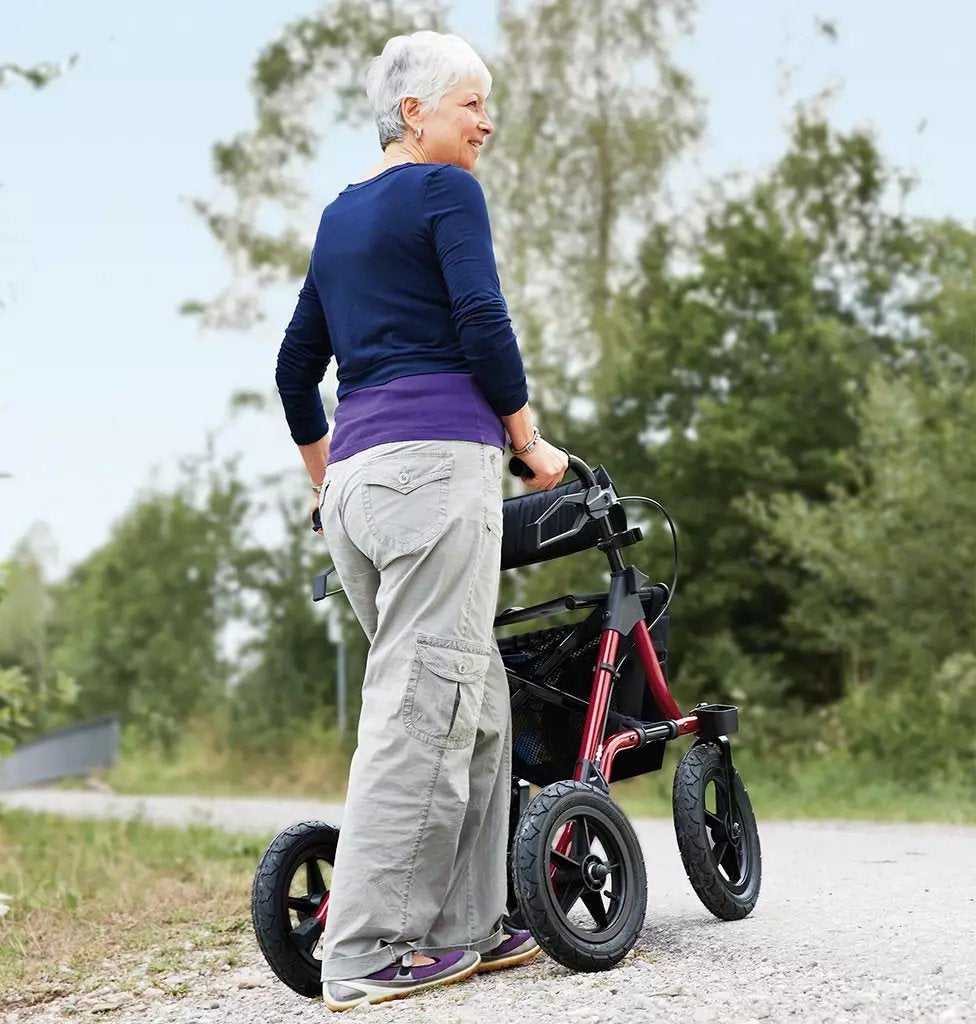Dietz Taima XC Rollator mit luftgefüllten Rädern