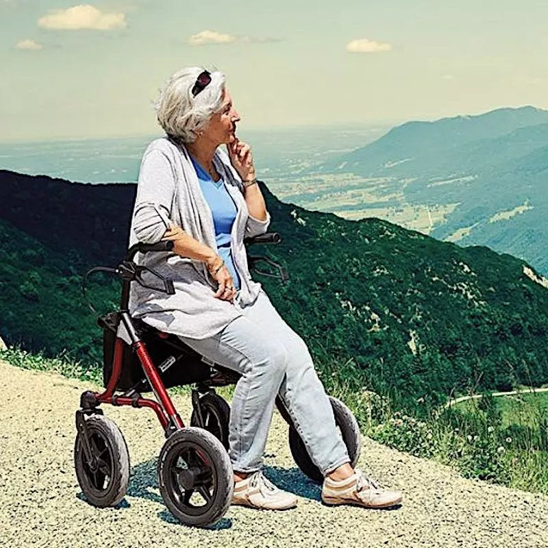 Dietz Taima XC Rollator mit luftgefüllten Rädern