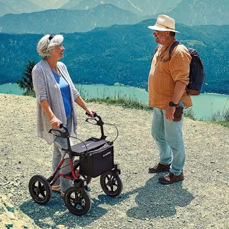 Dietz Taima XC Rollator mit luftgefüllten Rädern