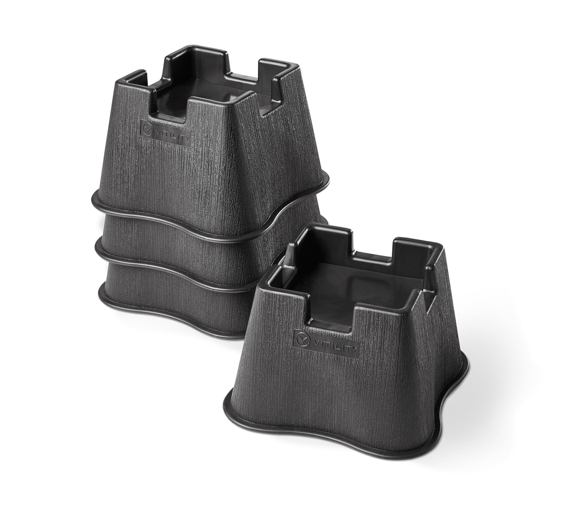 Betterhöhungen 7 cm | Set mit 4 Stück