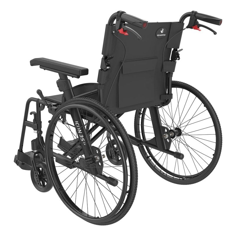 ICON leichter Rollstuhl mit großen Rädern