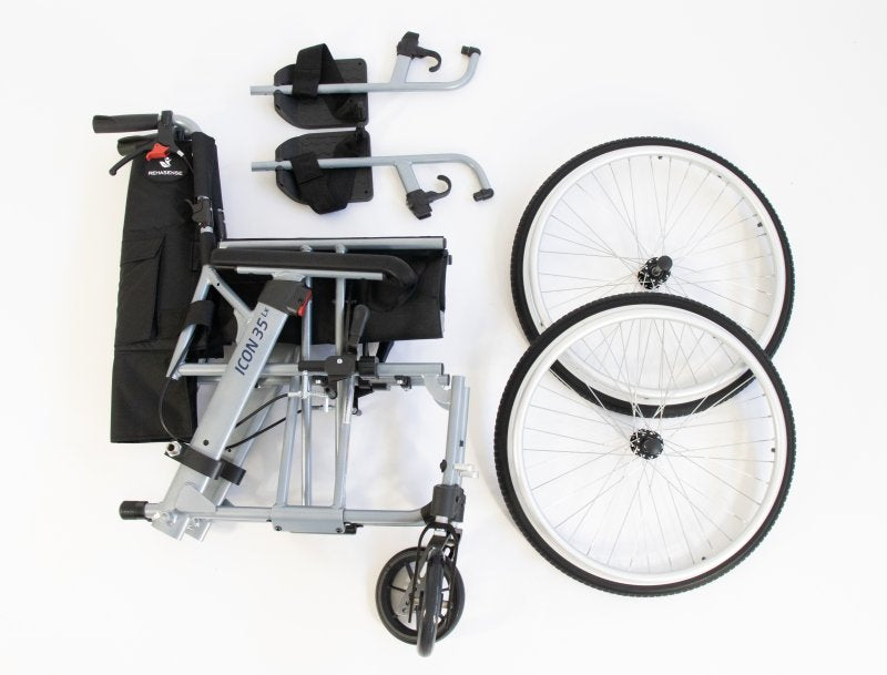 ICON leichter Rollstuhl mit großen Rädern