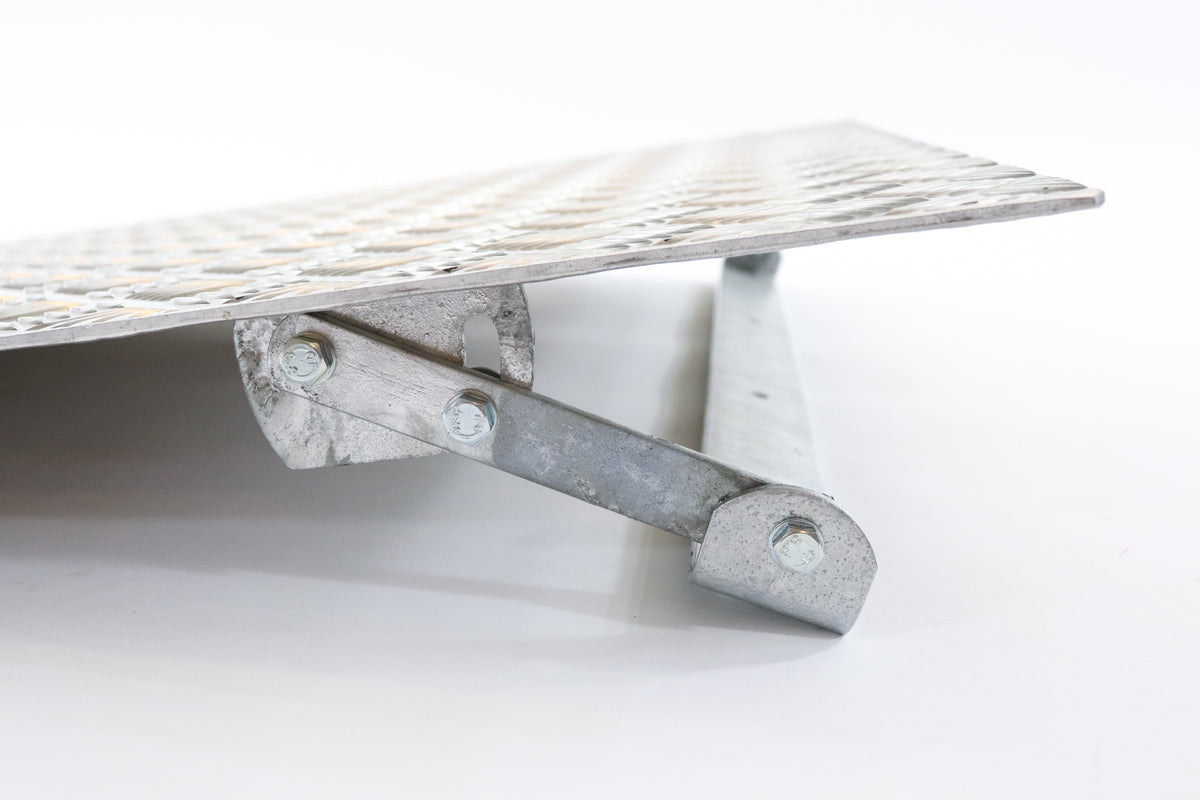 Terrassenrampe aus Aluminium, höhenverstellbar