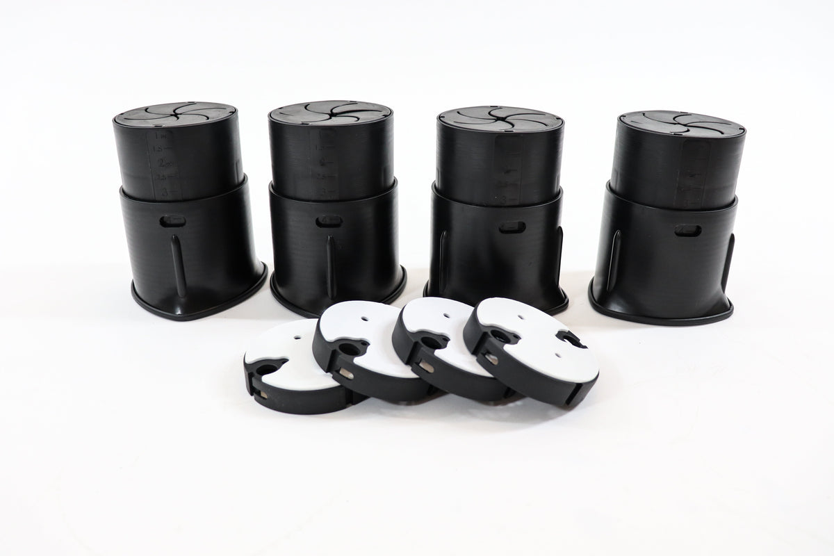 Verstellbare Möbelerhöhung, 4–10 cm | Set mit 4 Stk.