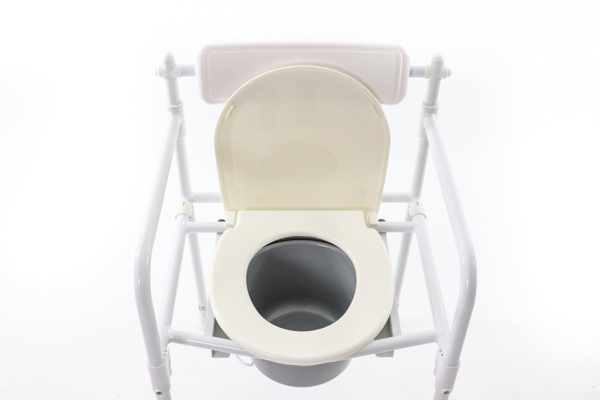 Faltbarer Toilettenstuhl mit Bettpfanne