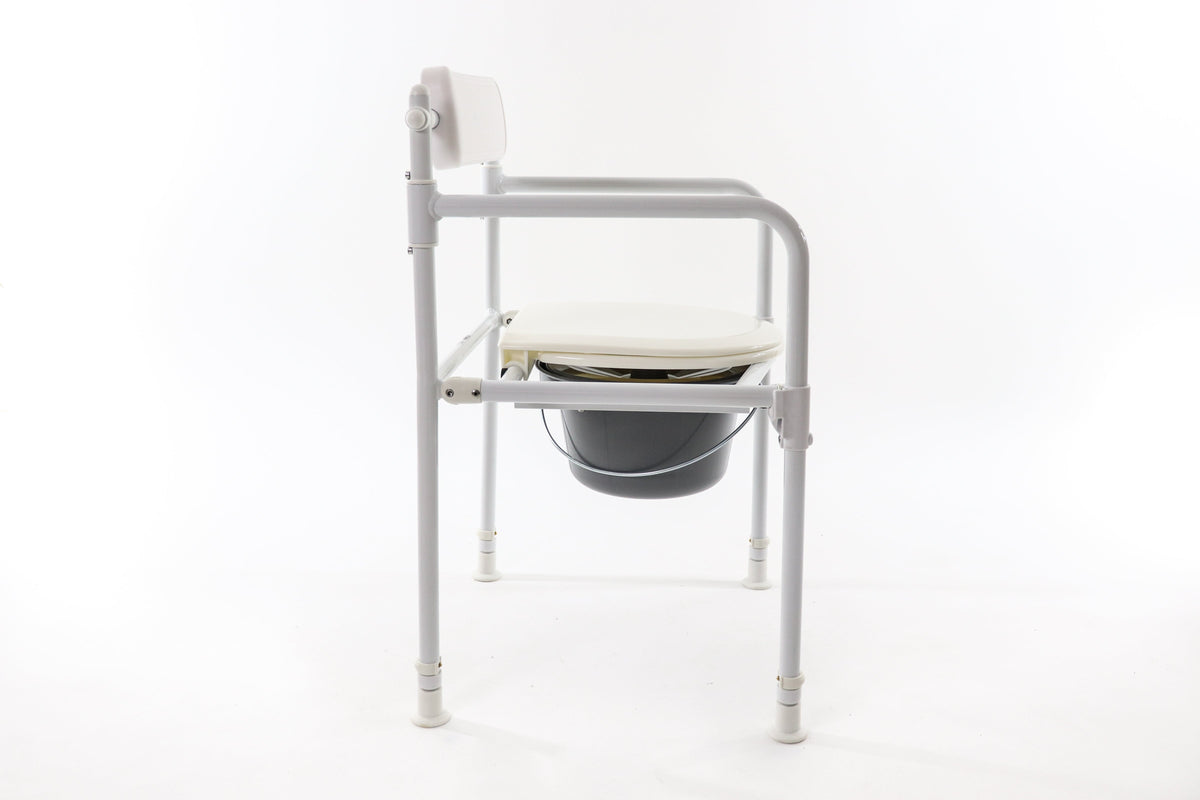 Faltbarer Toilettenstuhl mit Bettpfanne