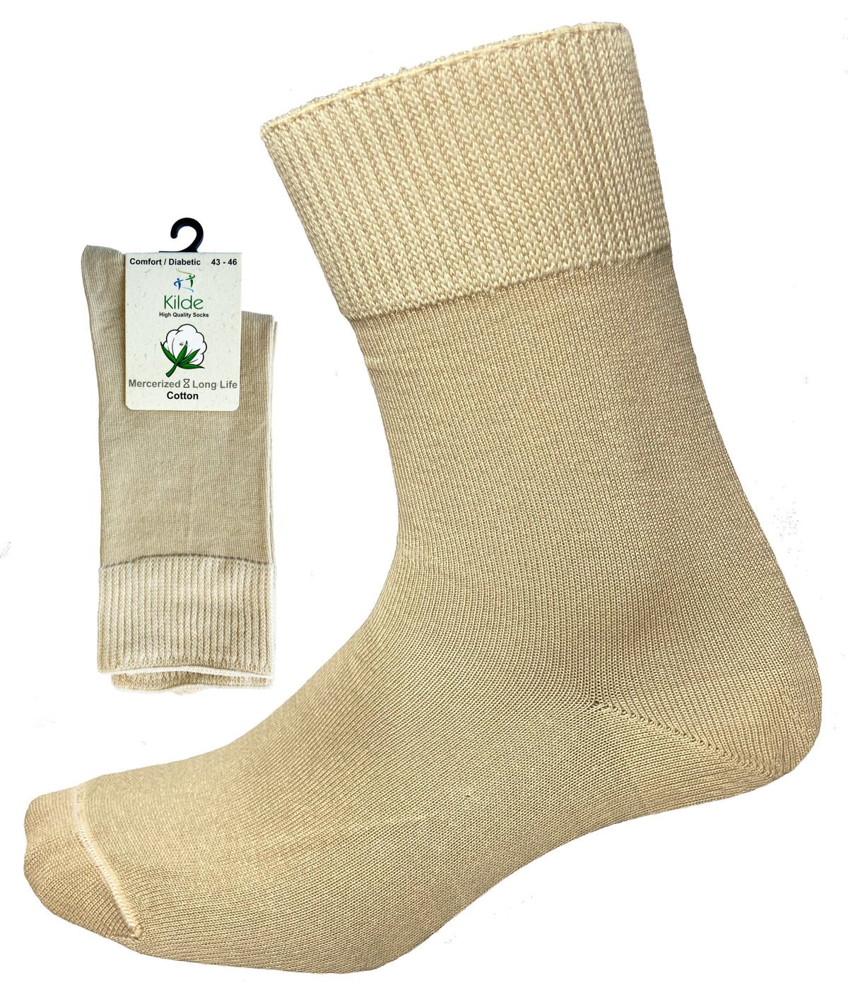 Diabetikersocken aus Baumwolle