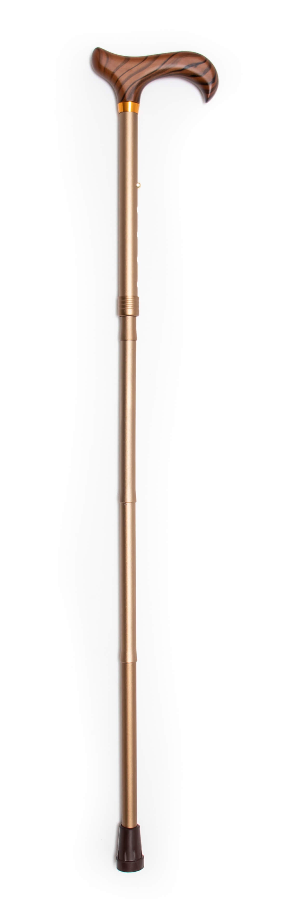 Klassischer faltbarer Gehstock - Bronze