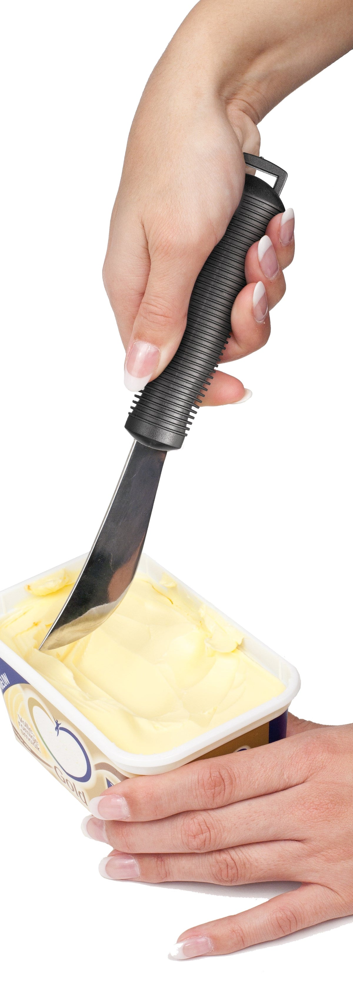 Essmesser mit dickem Griff