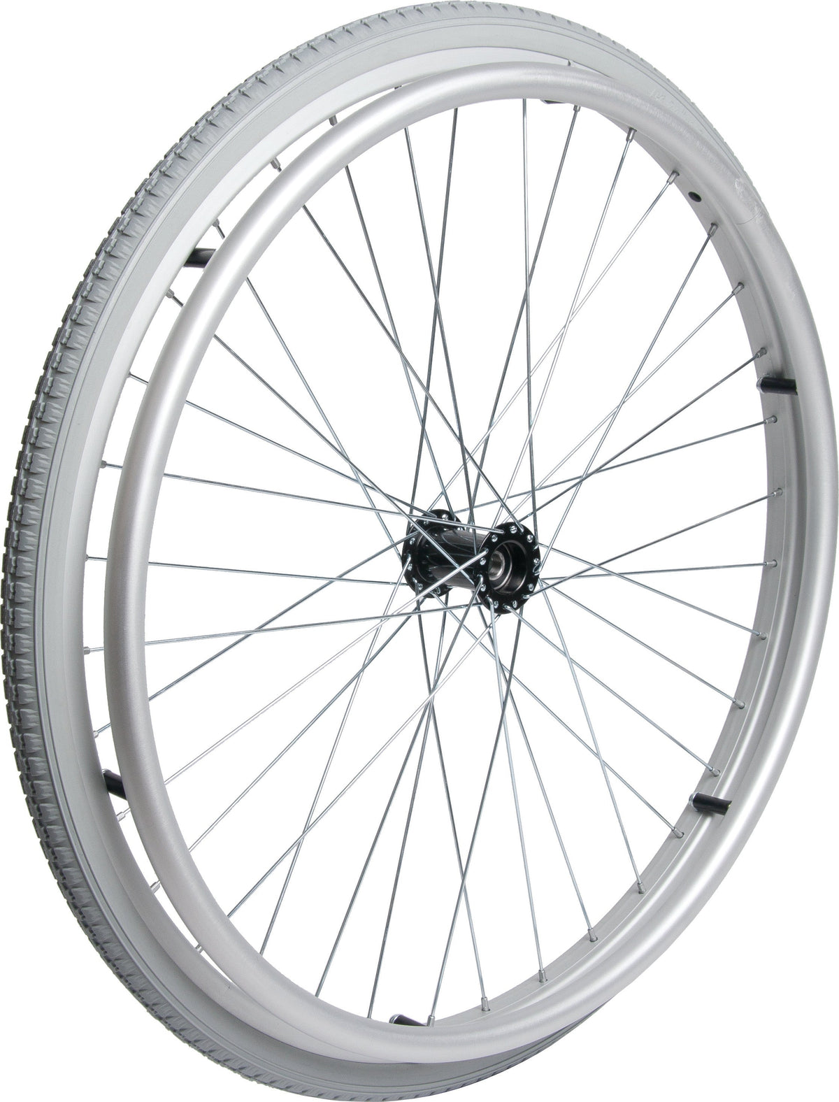 Komplettes Hinterrad mit Reifen und Antriebsring (24")