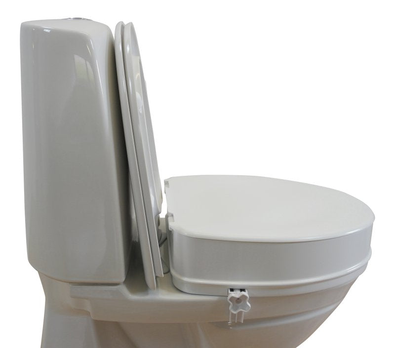 Toilettensitzerhöhungen mit Deckel, 3 verschiedene Höhen
