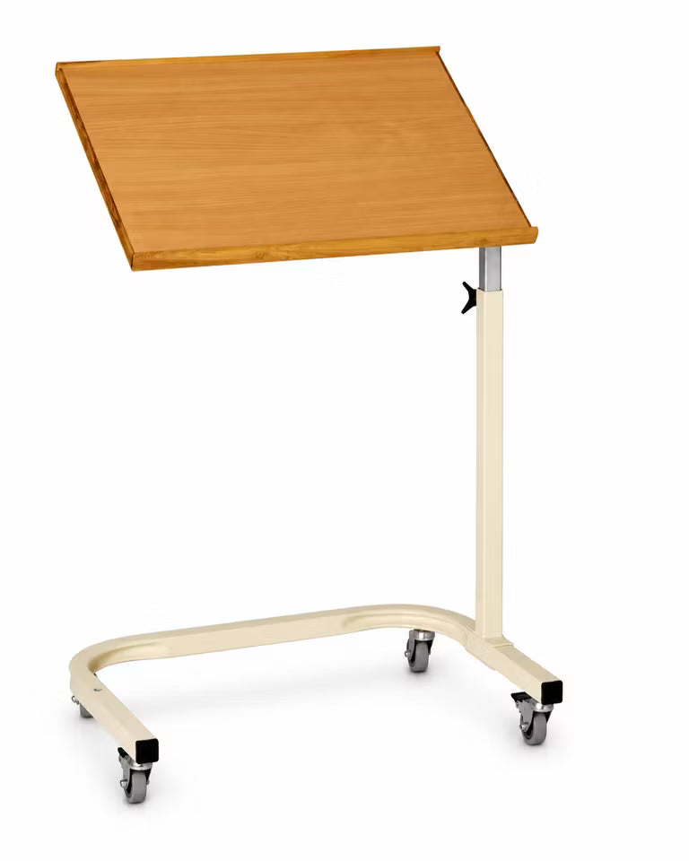 Betttisch NORDIC aus Buche mit Rollen und neigbarer Tischplatte