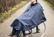 Regenponcho für Rollstuhlnutzer