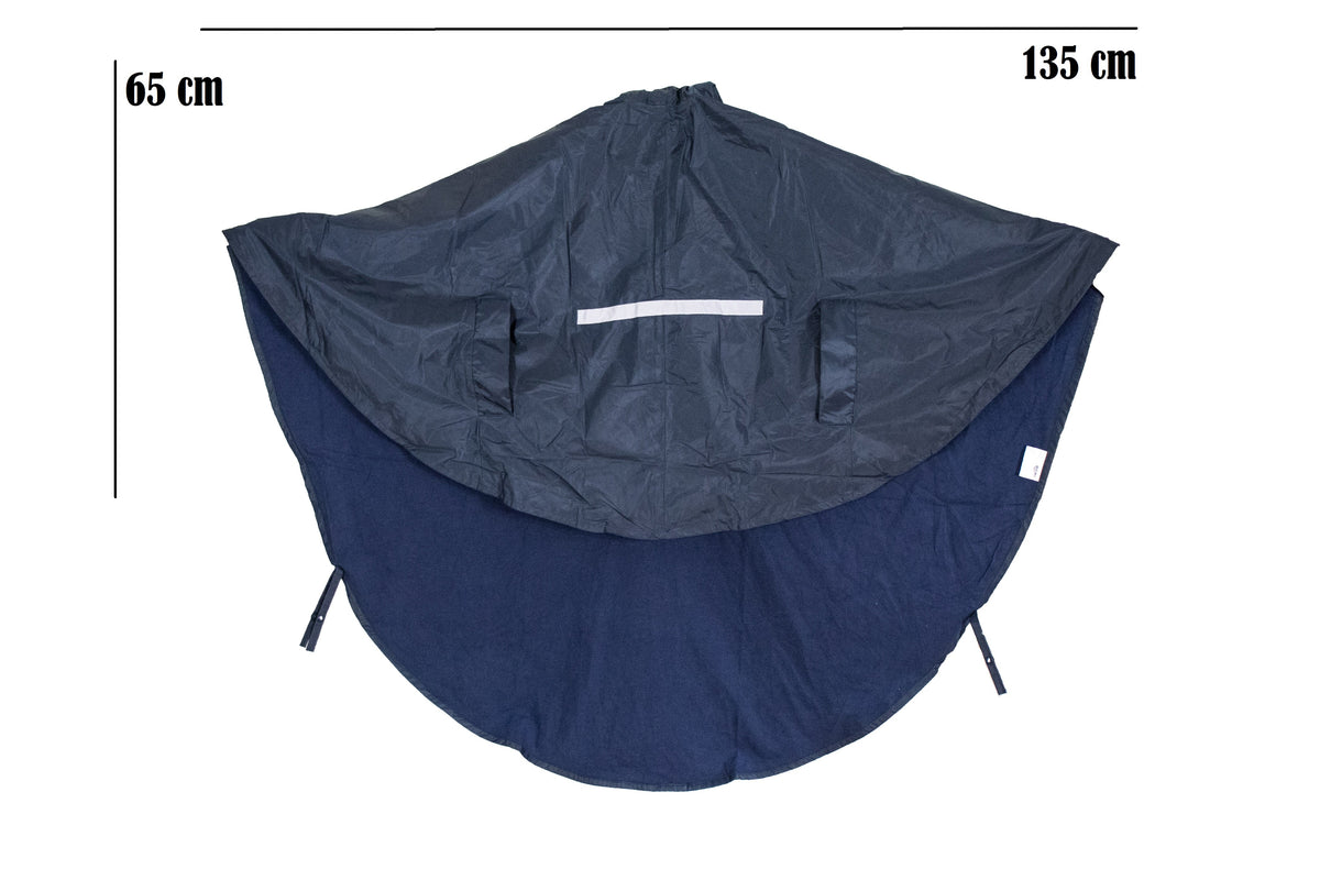 Regenponcho für Rollstuhlnutzer