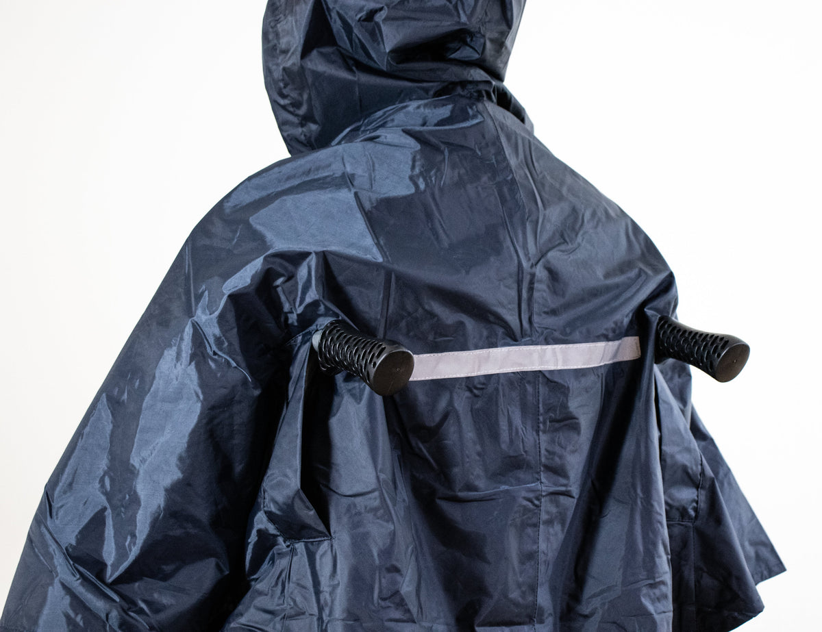 Regenponcho für Rollstuhlnutzer