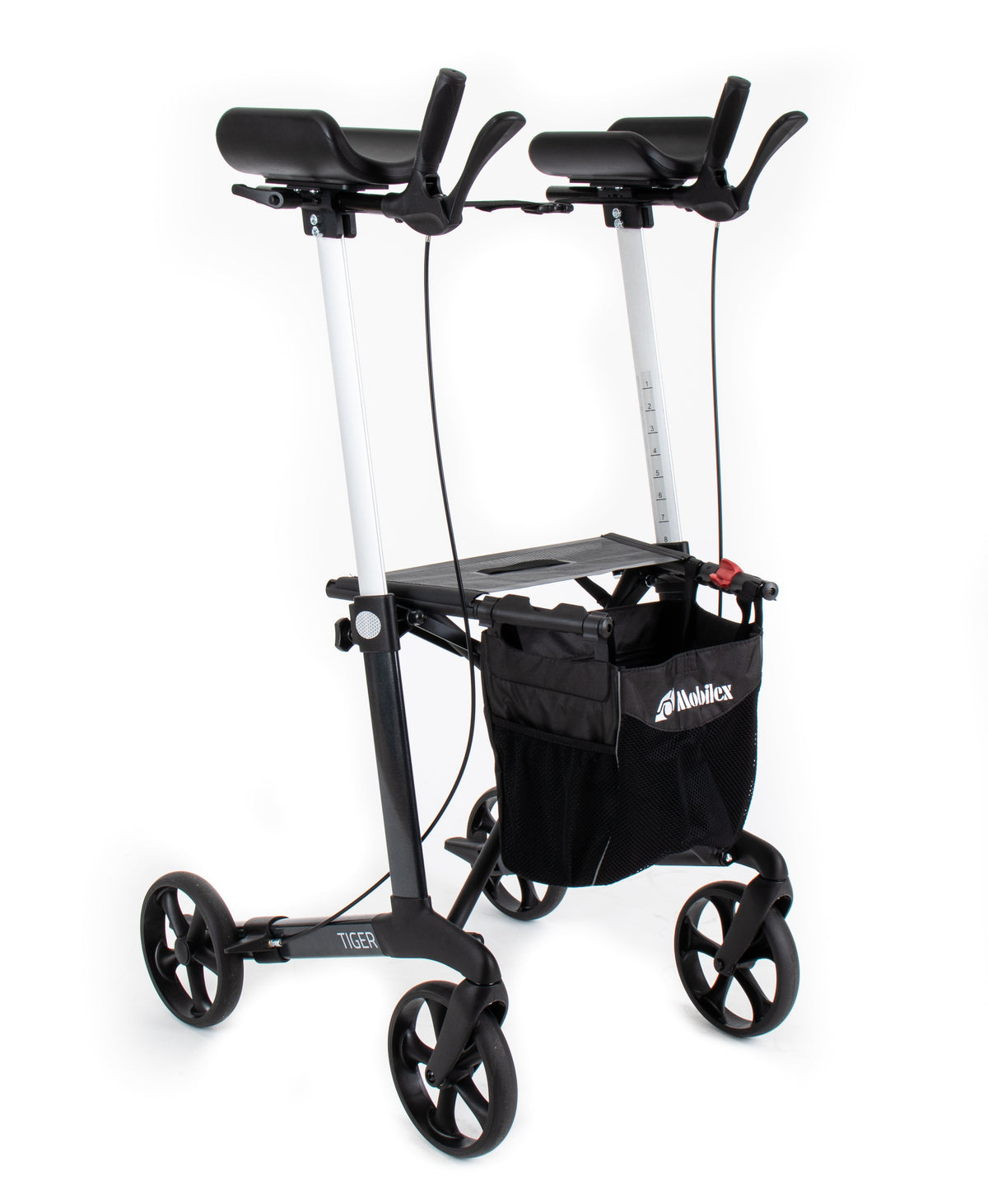 Leichter Rollator mit Unterarmstütze