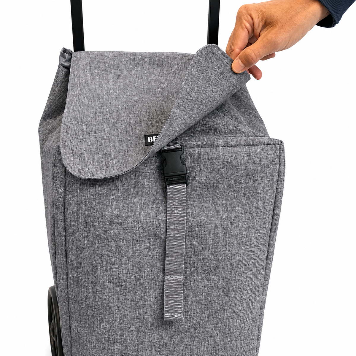 SHOP2GO Einkaufstrolley mit großen Rädern und Thermofach