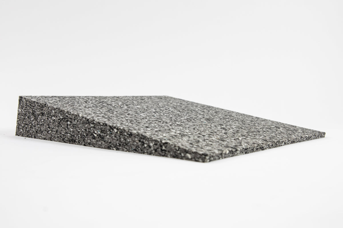 Keilkissen, 45 x 45 x 6 cm, mit grauem Baumwollbezug