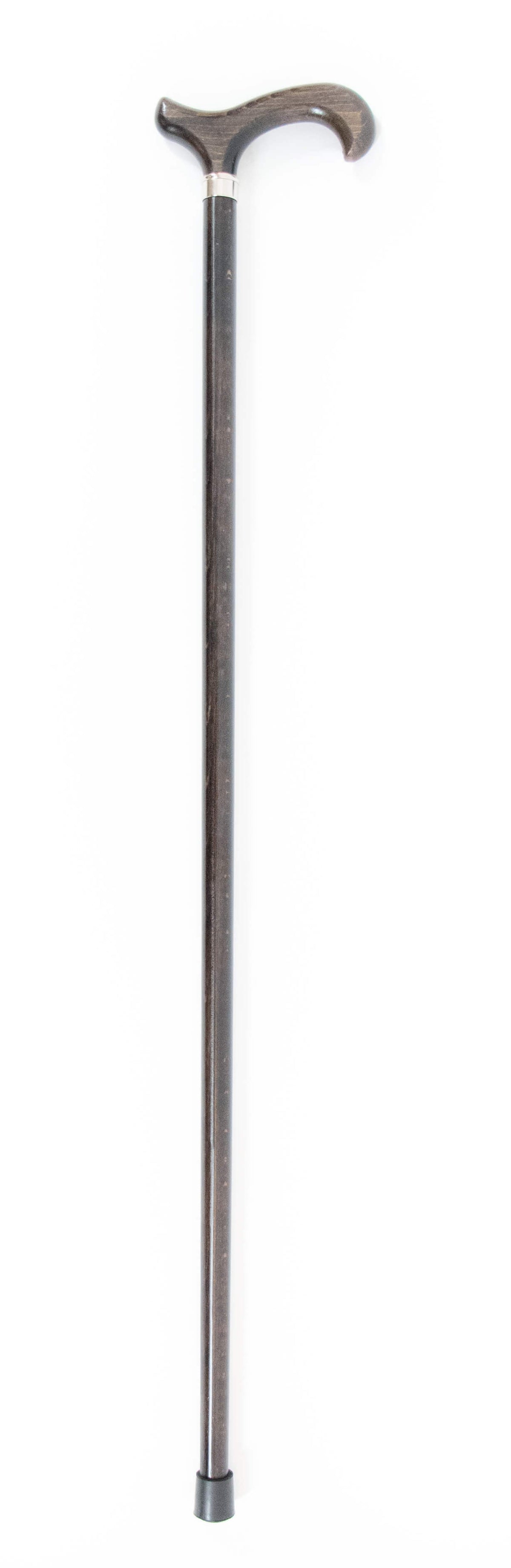 Schöner Gehstock aus Holz mit Derby-Griff (grau)