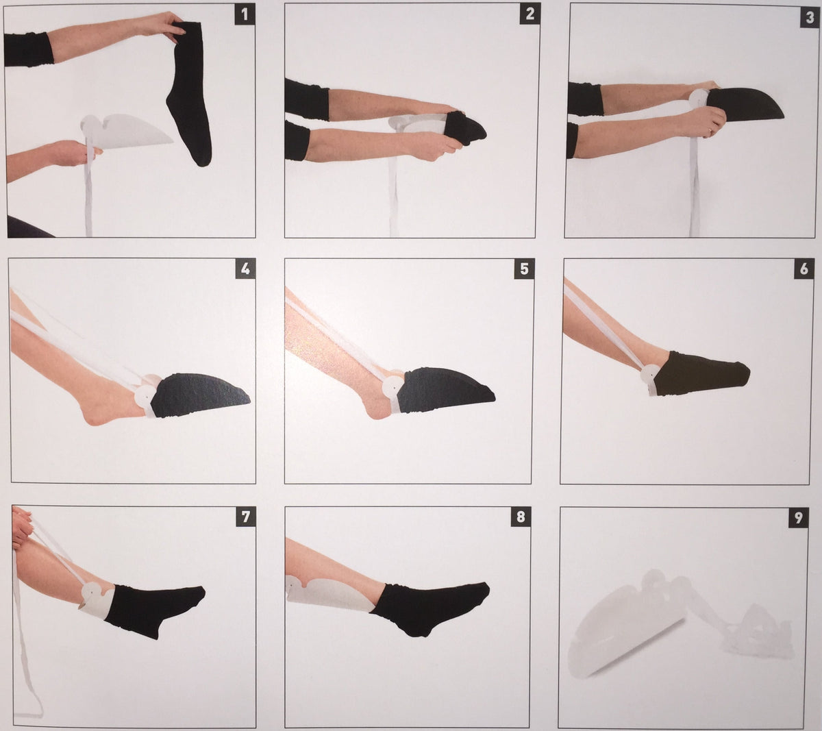 Strumpfanziehhilfen für normale Socken