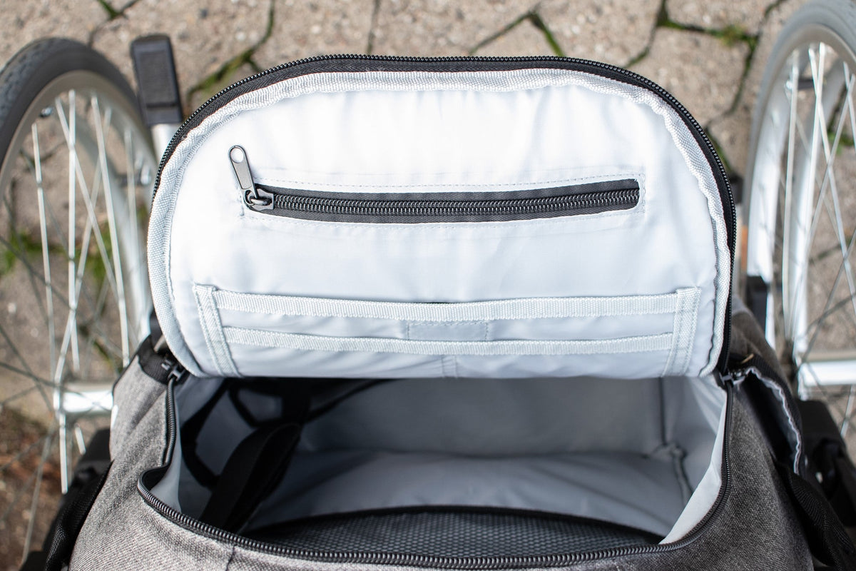 Rucksack mit Halterung für Sauerstoffflasche