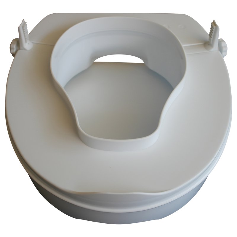 Toilettensitzerhöhungen mit Deckel, 3 verschiedene Höhen