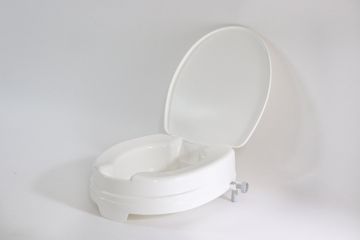 Toilettensitzerhöhungen für wandhängende Toiletten, 10 cm.