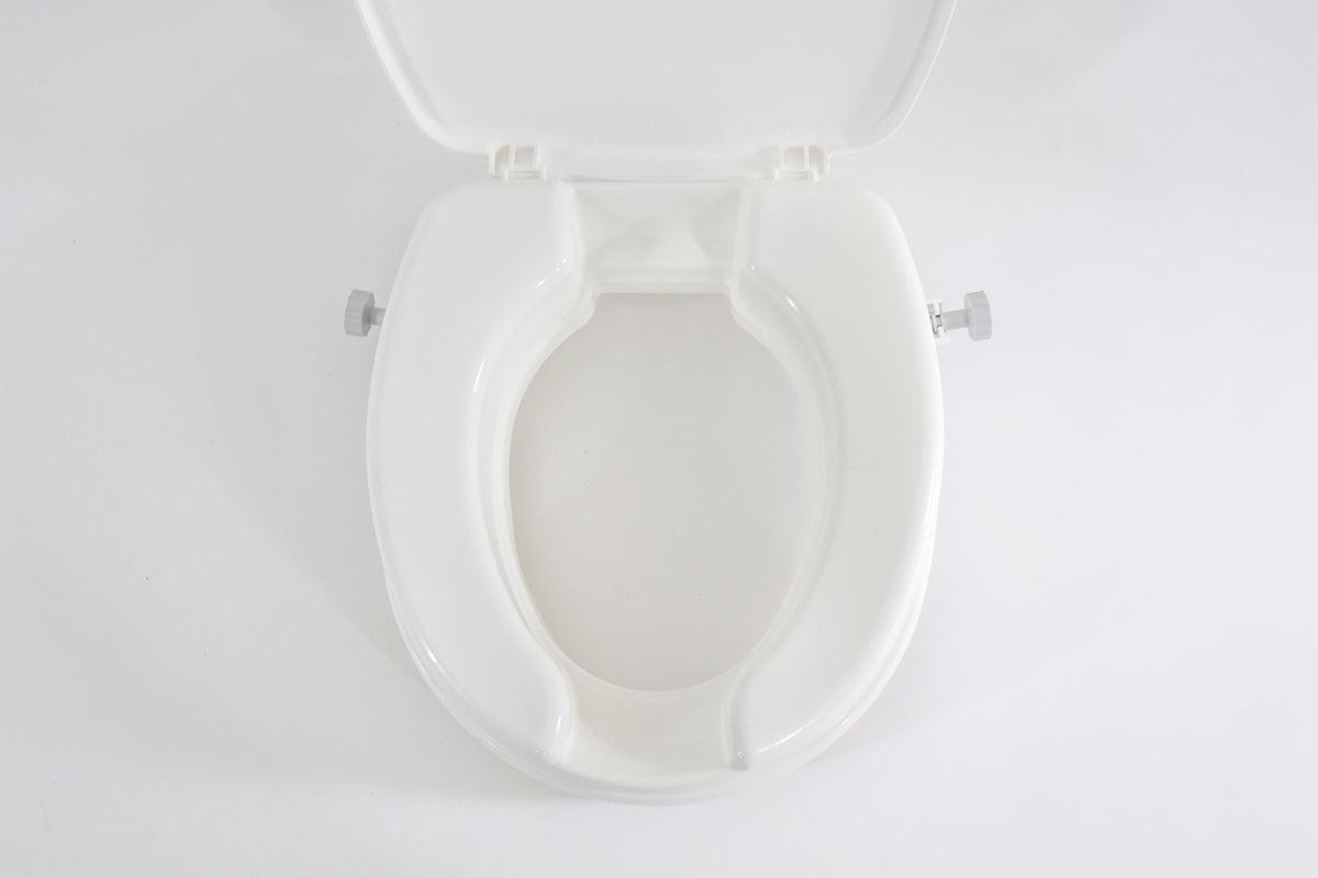 Toilettensitzerhöhungen für wandhängende Toiletten, 10 cm.