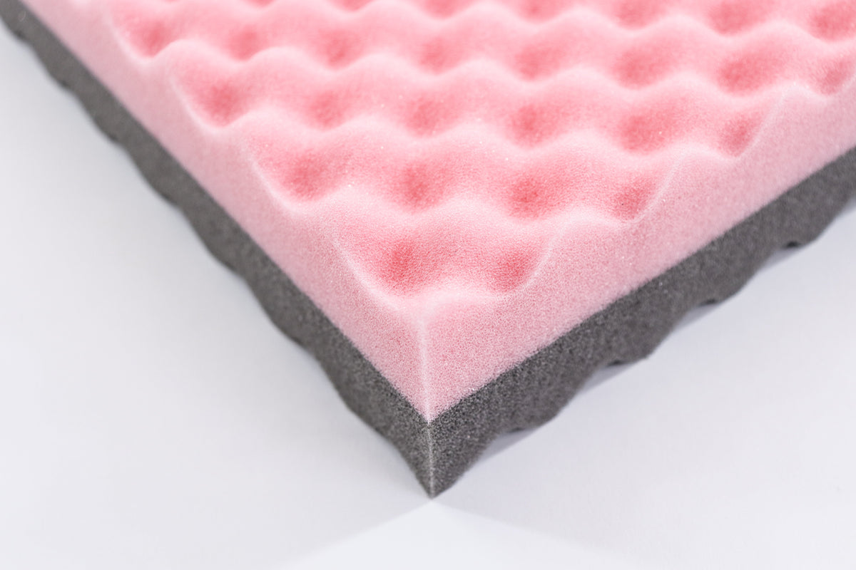 Druckentlastendes Sitzkissen mit Soft-Cell-Bezug, 45 x 45 x 6 cm